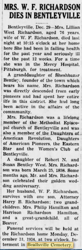 Lillian West Richardson